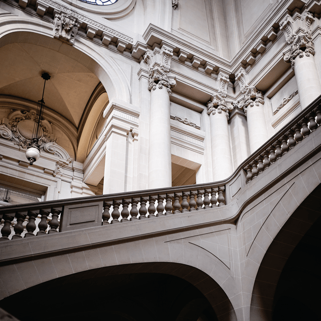 escalier remarquable ancien