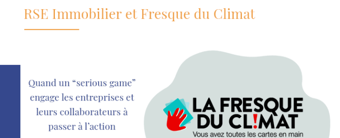RSE immobilier et Fresque du Climat