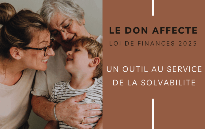 don affecté immobilier loi de finances 2025