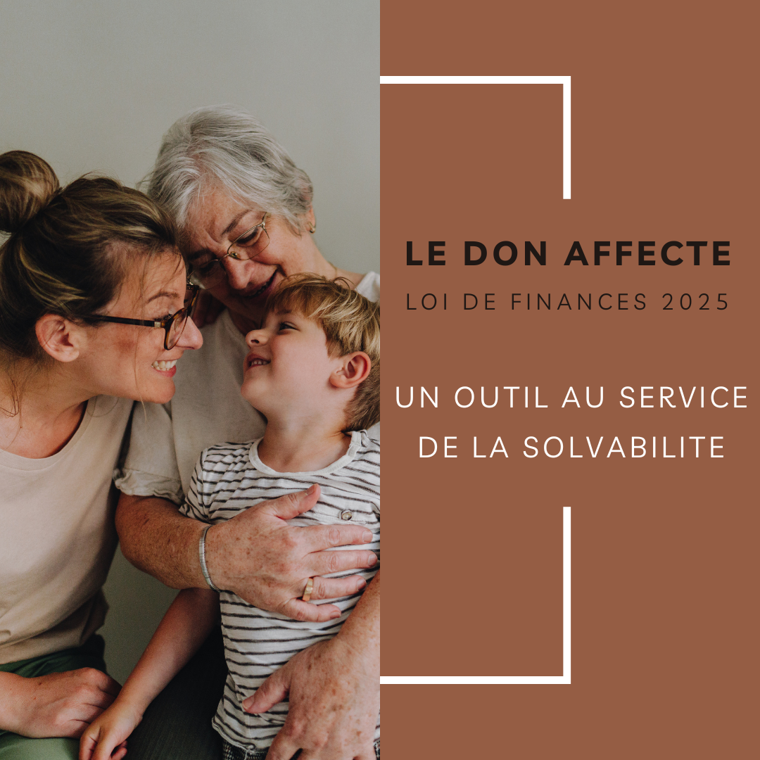 don affecté immobilier loi de finances 2025
