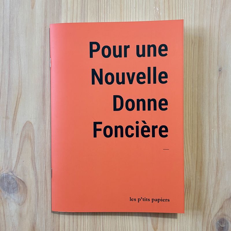 pour une nouvelle donne fonciere